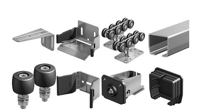 Комплект для откатных ворот Alutech SGN.02 9м ОПТ фото 1