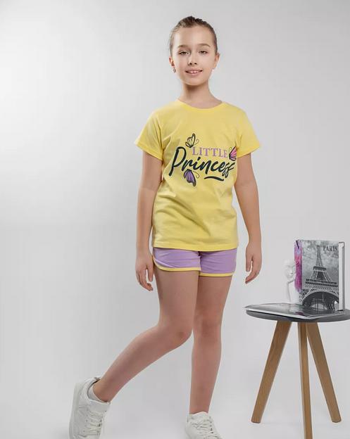 Спортивный костюм летний с шортами 211626481 для девочки ОПТ фото 1