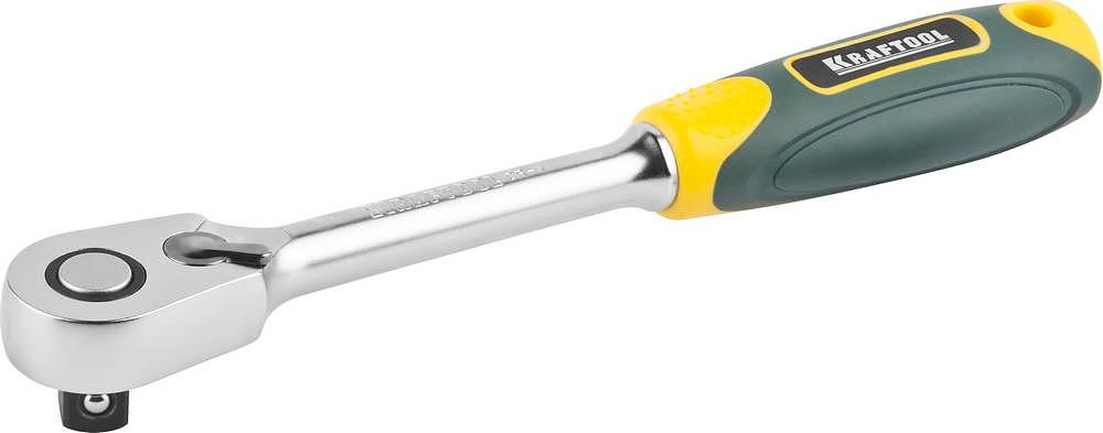 KRAFTOOL 1/2″, 60 зубцов, трещотка для торцовых головок, Pro (27794-1/2) фото 1