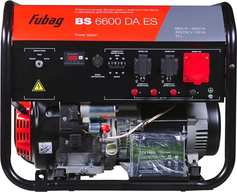 Генератор Fubag BS 6600 DAES 6.6кВт фото 2
