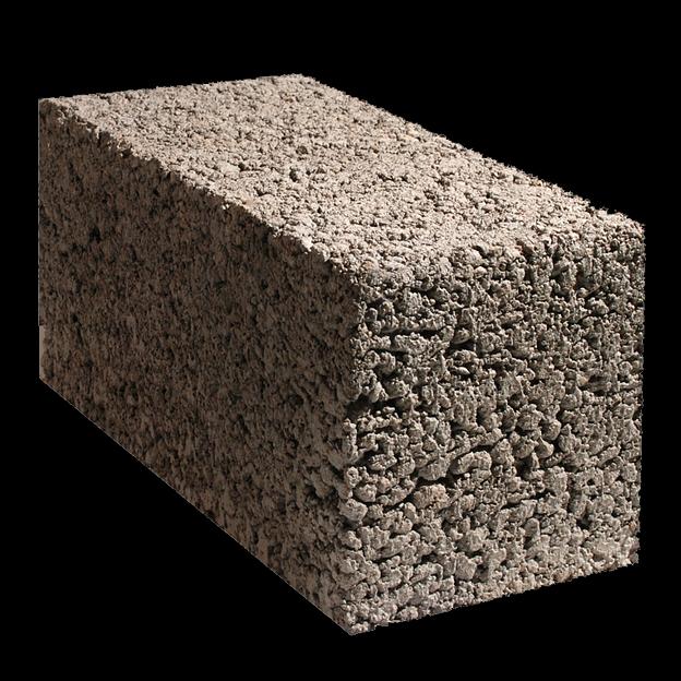 Керамзитобетонный блок полнотелый стеновой ПСКЦ 390x190x188 мм Опт фото 1