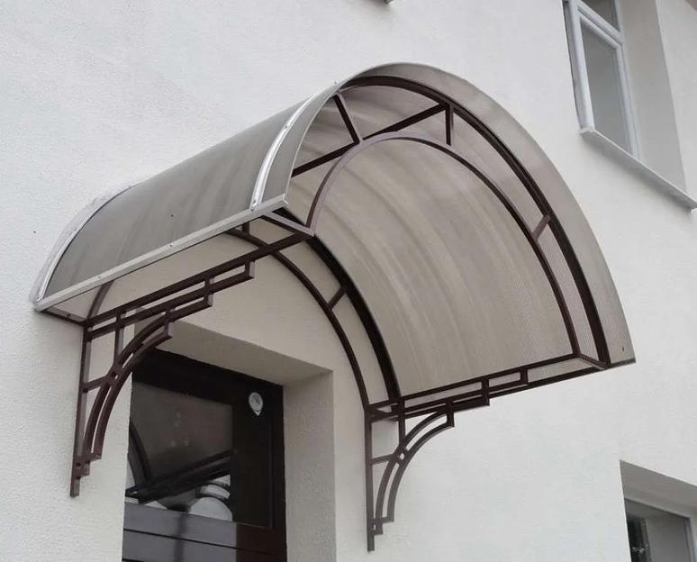 Навесы и козырьки на заказ фото 4