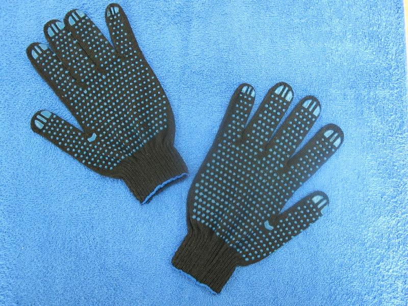 Перчатки черные ПВХ «Лайт» фото 1