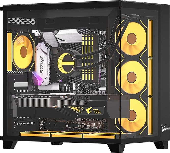 Корпус Formula Crystal Z9 черный без БП ATX 2xUSB3.0 1xUSB3.1 audio bott PSU фото 1