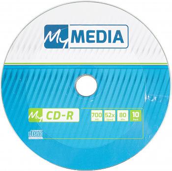 Диск CD-R Verbatim 700Mb 52x pack wrap (10шт) (69204) фото 2