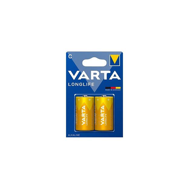 LR14C Батарейка VARTA Longlife Alkaline, 2 шт. фото 1
