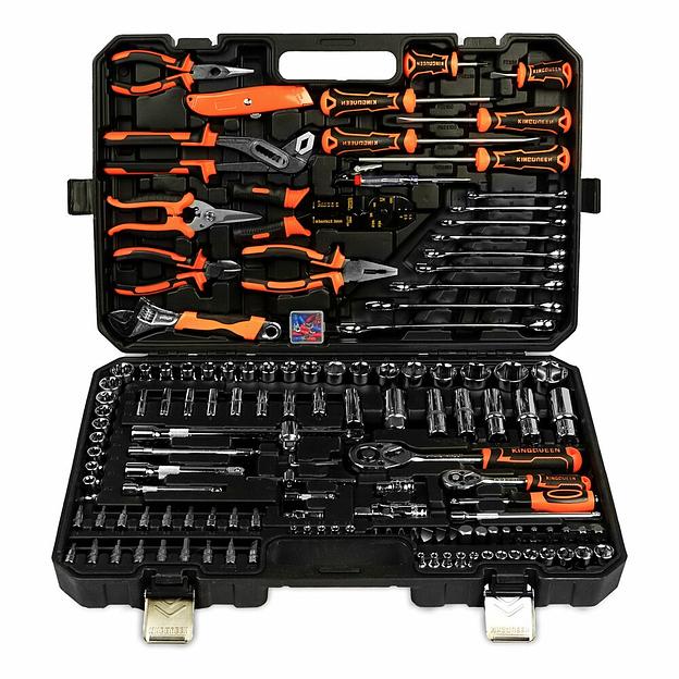 Набор инструментов KINGQUEEN 160 Предметов WIB-90003-24 фото 1