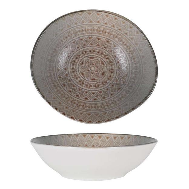 Салатник d=180 мм. 470 мл. h=55 мм. Дамаск, форма Ваго /1/12/ фото 1