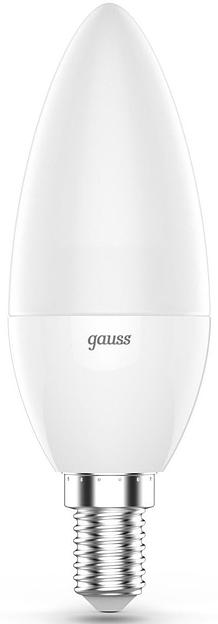 Лампа светодиодная Gauss 103101406 6Вт цок.:E14 свеча 220B св.свеч.RGB (упак.:1шт) фото 2