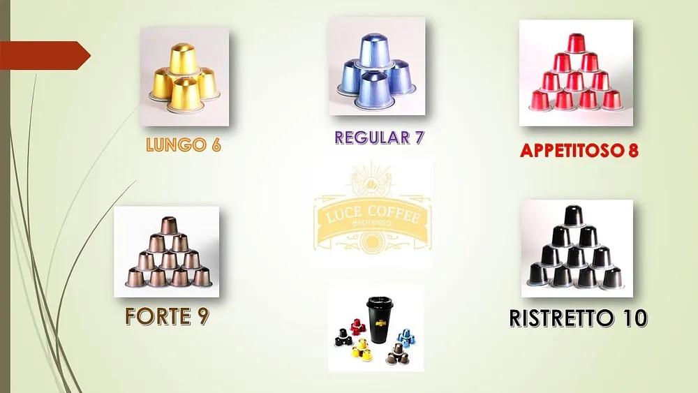 Кофе в капсулах набор LUCE COFFEE ESPRESSO Assorti, 100 капсул ОПТ фото 4