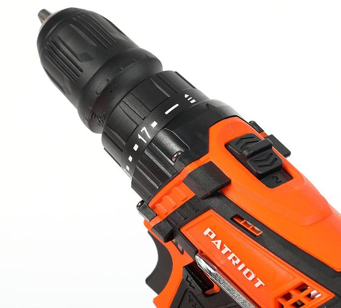 PATRIOT BR 203UES Дрель-шуруповерт [180201203] { 2 скор. две батареи Li-Ion, зарядка за 1 час, двусторонняя бита, кейс } фото 6