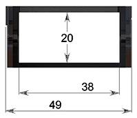 Гибкий кабель-канал КЦ0 18/37 фото 3