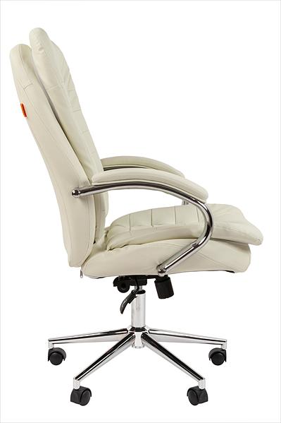 Офисное кресло Chairman 795 Россия кожа белая N (7116605) фото 3