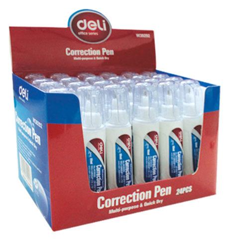 Ручка корректор Deli E39292 шариковый белый 10мл фото 2