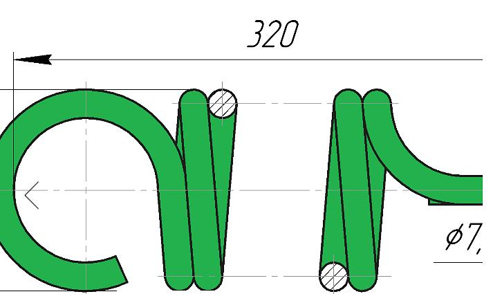 Пружина на опрыскиватель 913235 (7699100, HA127) ОПТ фото 2
