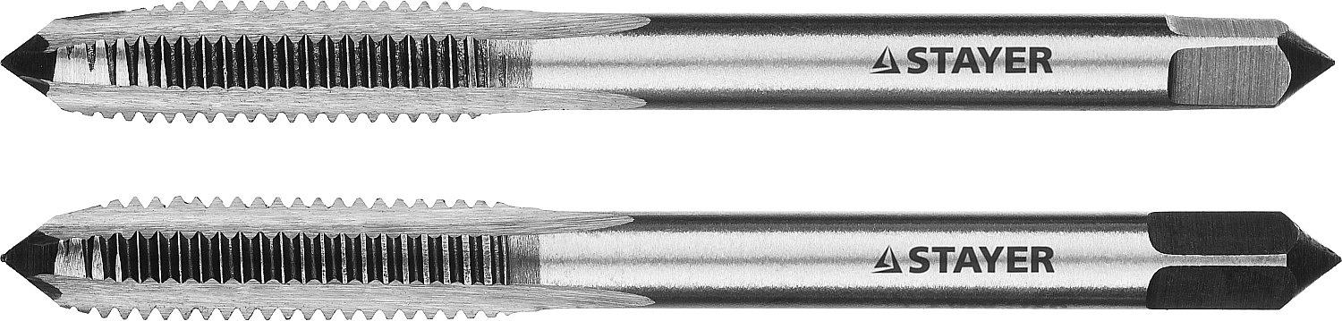 STAYER M6 х 1, 2 шт, комплект метчиков (28025-06-1.0-H2) фото 1