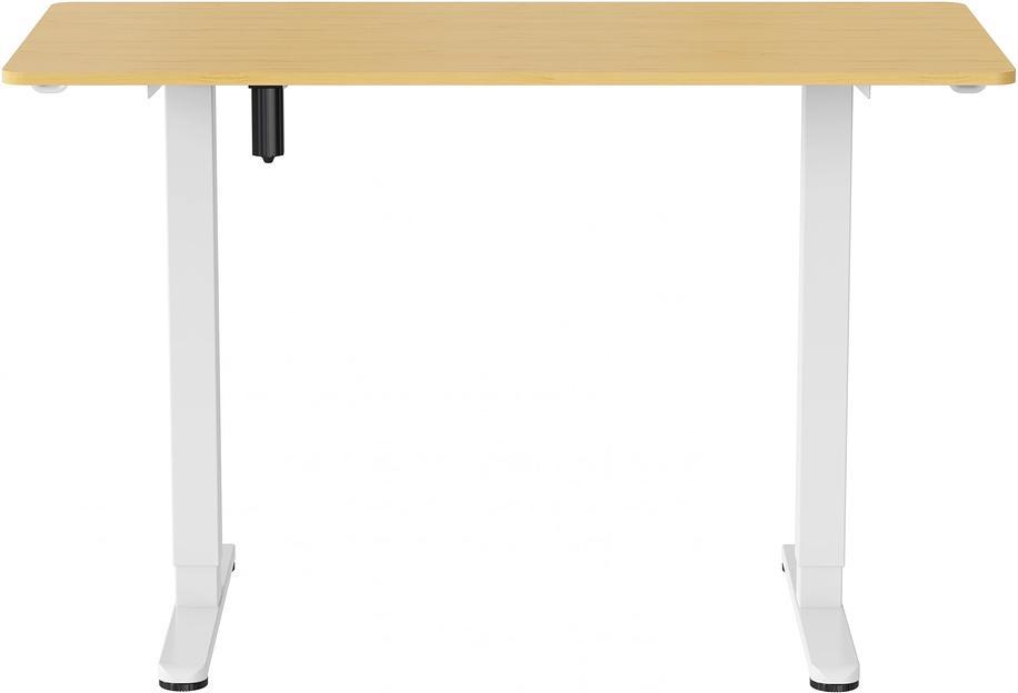 Стол для компьютера Cactus CS-ED-WTBAM столешница бамбук бежевый каркас белый фото 3