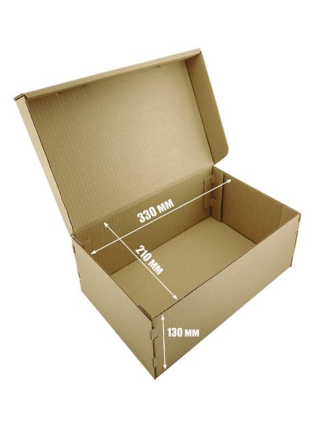 Самосборная коробка 330х210х130 мм. Коробка для хранения обуви, Опт фото 2