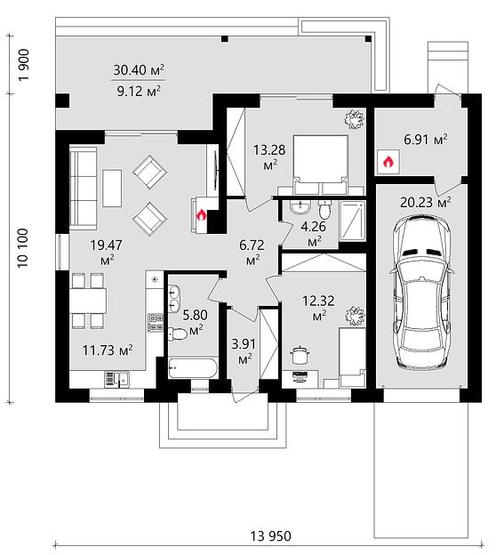 Проект дома KDR – 112 фото 5