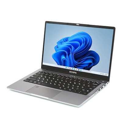 Ноутбук Echips Fusion 14"(1920x1080 IPS (матовый))/Intel Core i3 1215U(1.2Ghz)/16384Mb/512SSDGb/noDVD/Int:Intel UHD Graphics/Cam/BT/WiFi/57WHr/war 1y/1.5kg/Silver/Win11Home фото 2