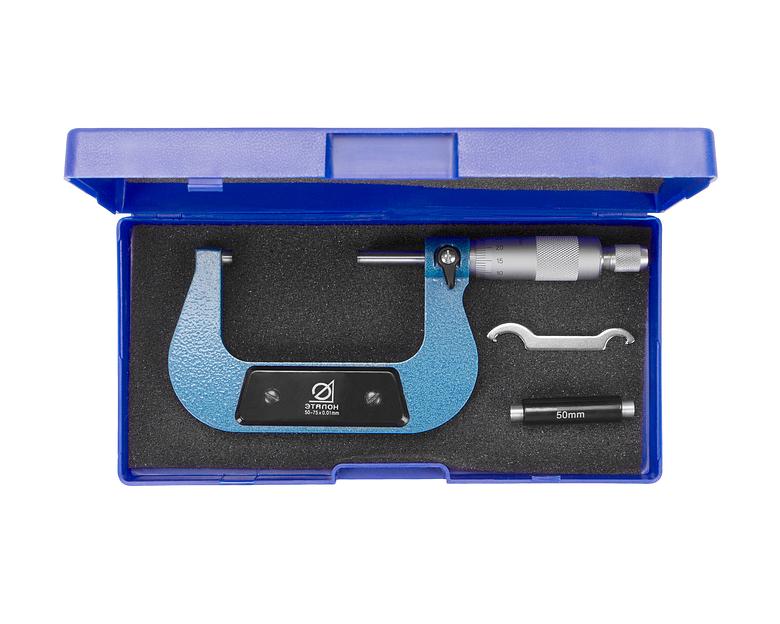 Микрометр гладкий МК- 75 0,01 кл.т.1 Эталон с поверкой фото 3