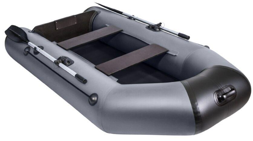 Лодка Аква 2600, 2600*1300*360 мм., цвет: графит-черный фото 3