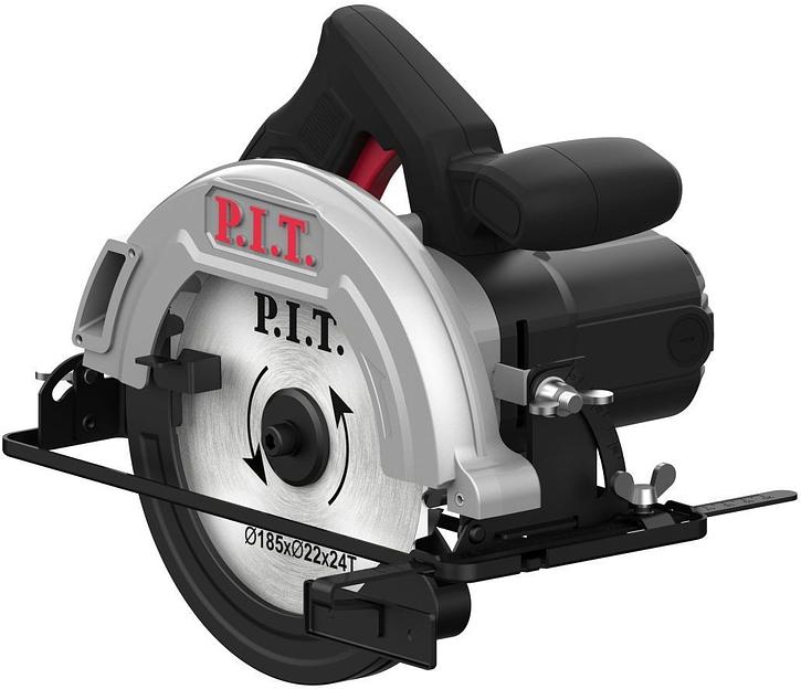 Циркулярная пила (дисковая) P.I.T. PKS185-C4 1200Вт (ручная) фото 1
