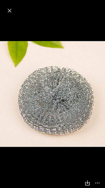 Губка для мытья посуды из оцинкованной стали фото 5