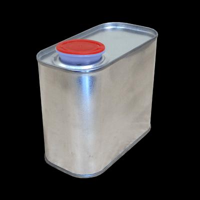 Металлическая банка прямоугольная 0,5 литра с пэт пробкой 32мм фото 1