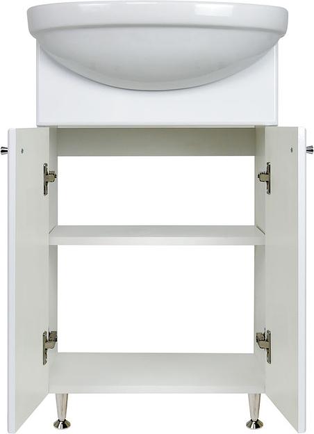 Тумба Агата 50 DORATIZ 9912.013, напольная, белая, под умывальник Акватон фото 3
