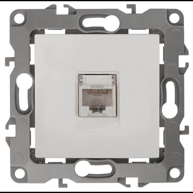 Розетка компьютерная Эра12 12-3107-01 RJ45 бел. Эра Б0014723 фото 1
