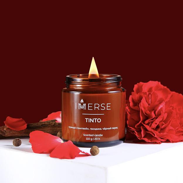 Ароматическая свеча Immerse «Tinto» 110 мл ОПТ фото 1