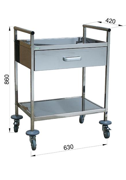 Стол манипуляционный (процедурный) с ящиком «ЭРГО-200» Э-247-СП фото 2