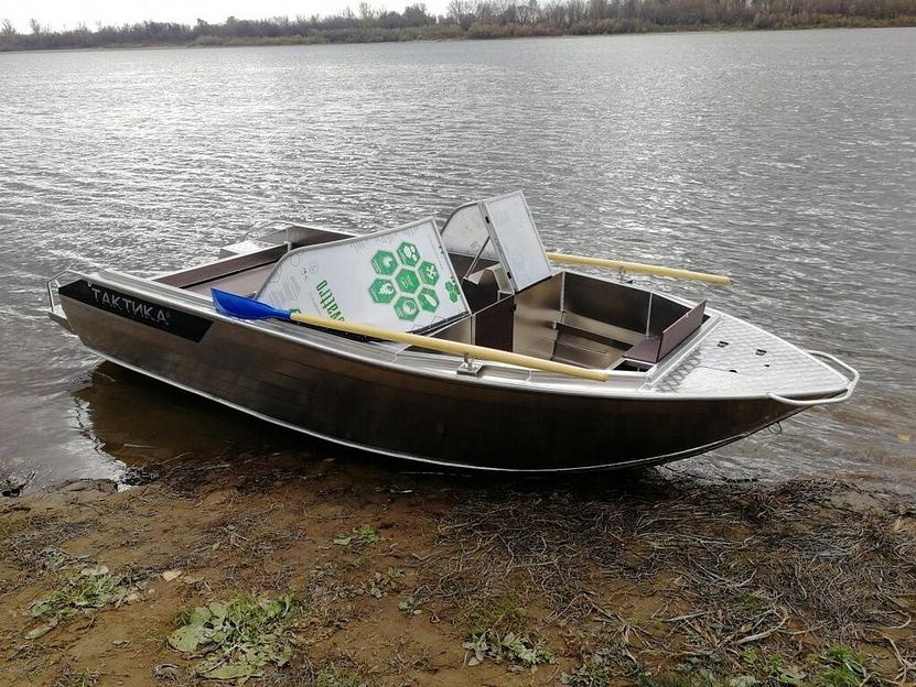 Алюминиевый катер Тактика 460 DC Lite, 480*180*82 см фото 1