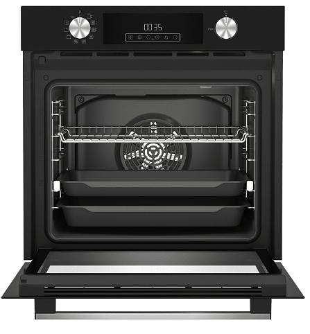 Электрический духовой шкаф Hotpoint FE8 821 H BL черный фото 2