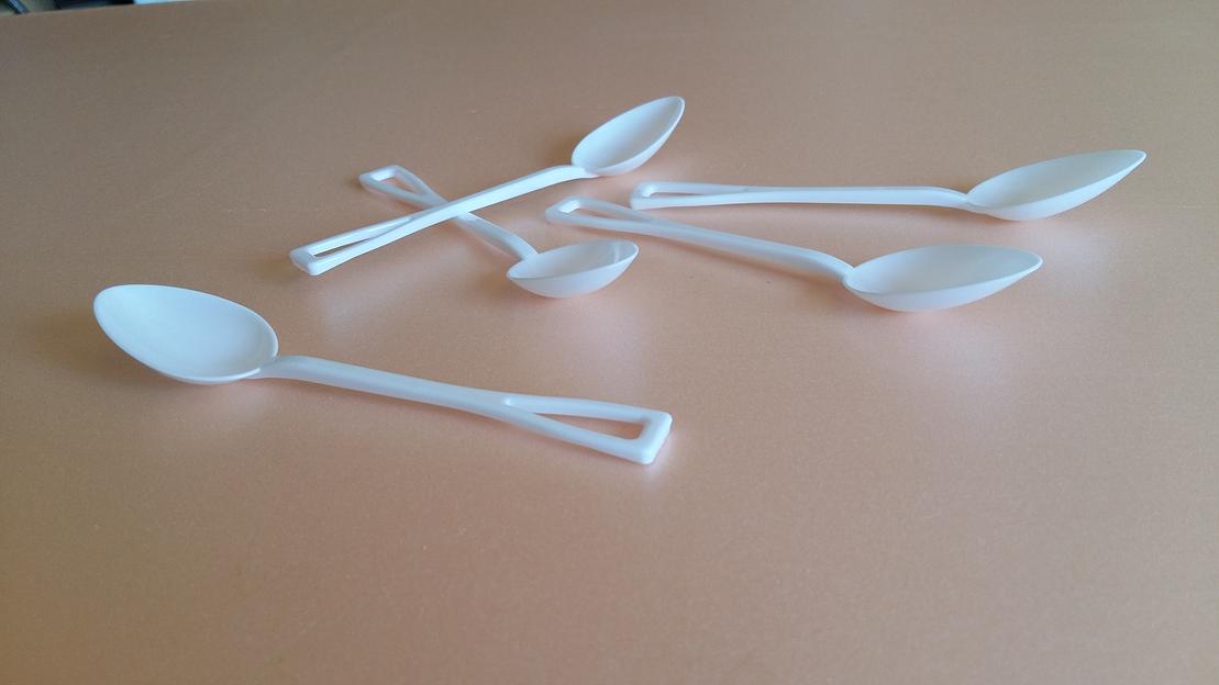 Ложка чайная одноразовая белая ОПТ фото 6