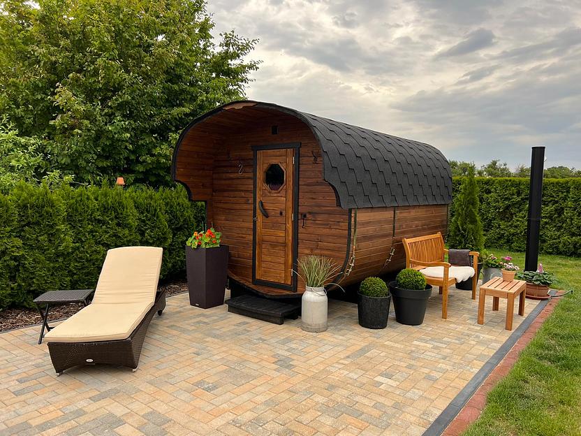 Баня квадробочка «Эконом» срощенная ель фото 1