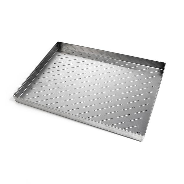 Противень перфорированный 400х300 мм высота 30 мм толщина 1 мм 4 борта нержавеющая сталь фото 1