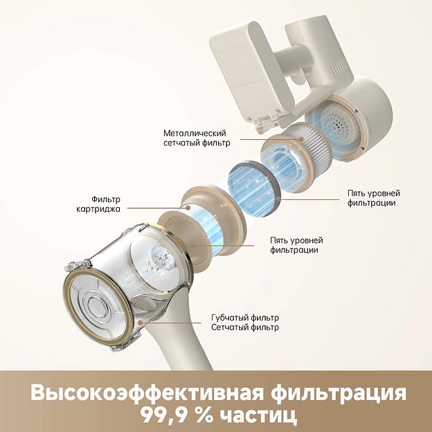Пылесос ручной Dreame Trouver S3 Detect Aqua 450Вт серый/серый фото 7
