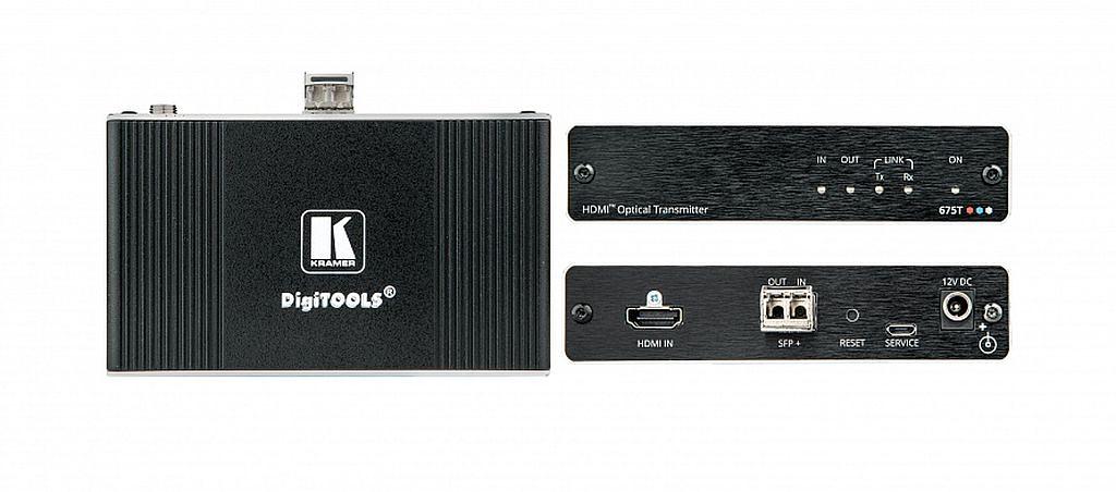 Передатчик и Приемник сигнала HDMI Kramer Electronics 675R/T по волоконно-оптическому кабелю для модулей SFP. Для работы требуются модули OSP-MM1 или OSP-SM10; поддержка 4К60 4:4:4 фото 5