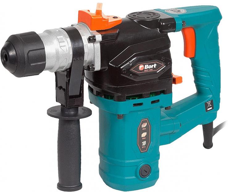 Перфоратор Bort BHD-1200 патрон:SDS-plus уд.:5Дж 1100Вт (кейс в комплекте) фото 1