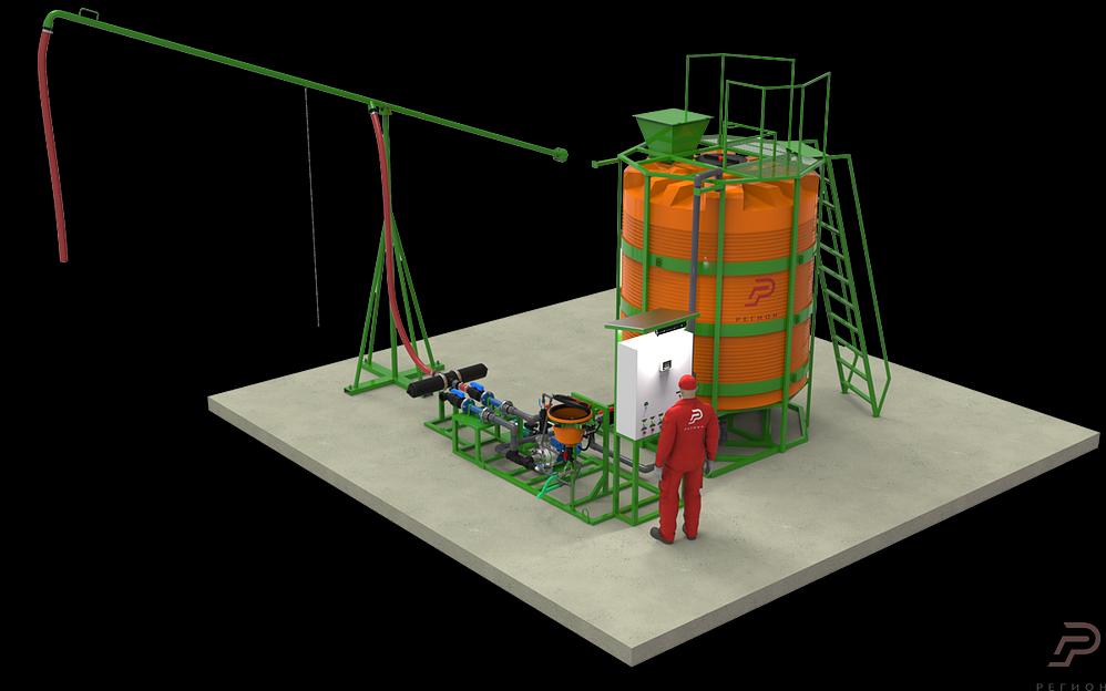 Стационарный растворный узел Super 2.0 фото 1