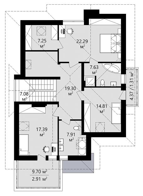 Проект дома KDR – 129 фото 4