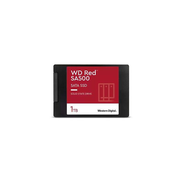 SSD накопитель WD Red SA500 WDS100T1R0A 1ТБ, 2.5", SATA III, SATA фото 1