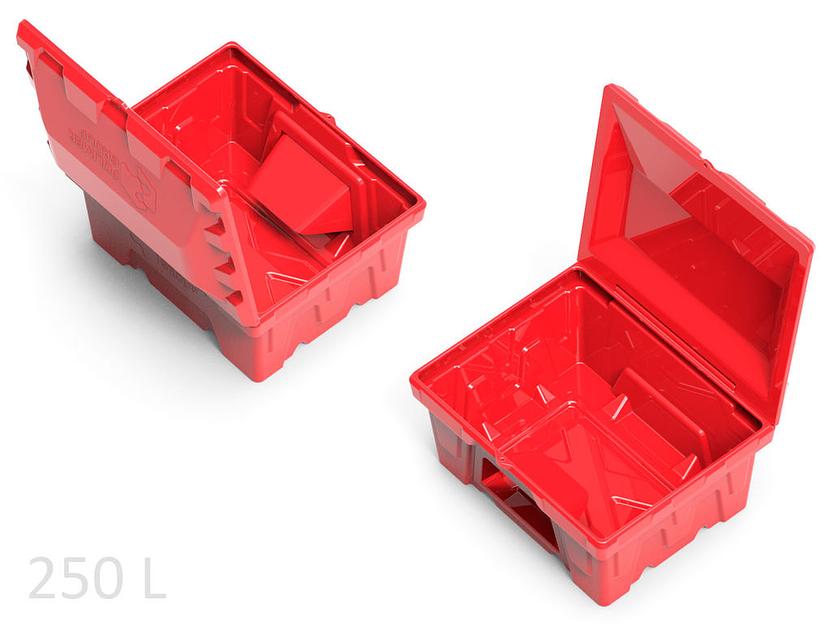 Ящик для песка 250 л с дозатором фото 2