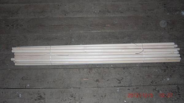 Черенок для швабры сухой d 22-25 мм, L 1.2 м фото 1