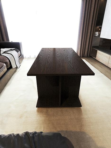 Столик журнальный Wood&Stone «Орион макси» венге 100×50×50.2 см фото 4