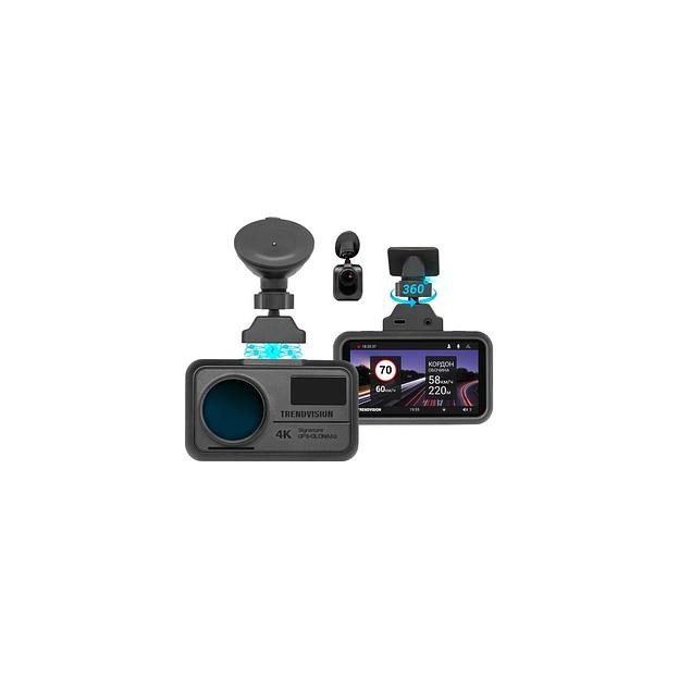 Видеорегистратор TrendVision TDR-725 Real 4K, черный фото 1