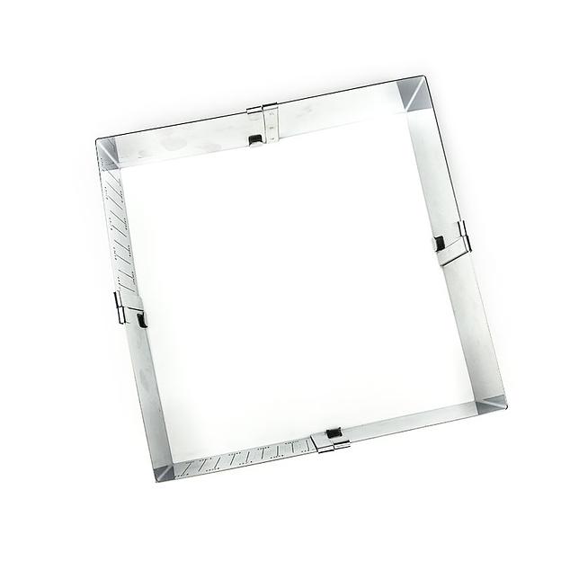 Форма для выпечки раздвижная квадрат 120х220х60 мм фото 1