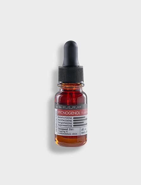 Антиоксидантная сыворотка для лица с пикногенолом «Derma Factory Pycnogenol 1% Ampoule» 10 мл ОПТ фото 1